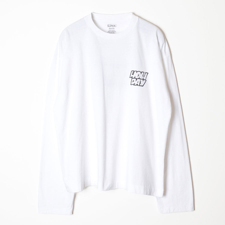HOLIDAY/ホリデイ】SUPER FINE L/S T-SHIRT (TWO STEPS