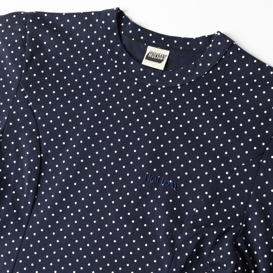 【HOLIDAY/ホリデイ】<br>DOT PUFF SLEEVE TOPS <br>24201009