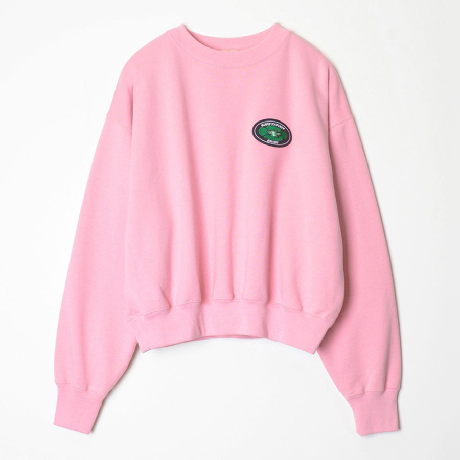 【HOLIDAY/ホリデイ】<br>POLYCOTTON SWEAT CREW-NECK TOPS <br>24201017