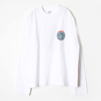 【HOLIDAY/ホリデイ】<br>SUPER FINE L/S T-SHIRT (CIRCLE LOGO) <br>24201001