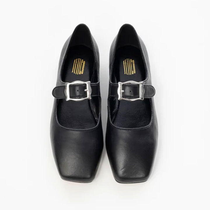 FETICO/フェティコ】FRAMED BUCKLE LEATHER FLATS FTC264-3001の通販