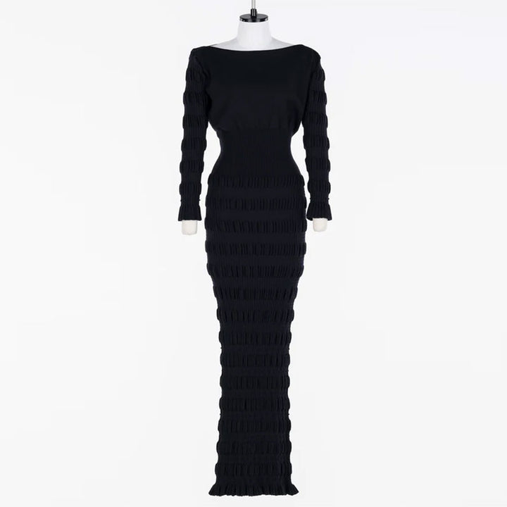 FETICO/フェティコ】Stripe knit long dress FTC254-0707の通販