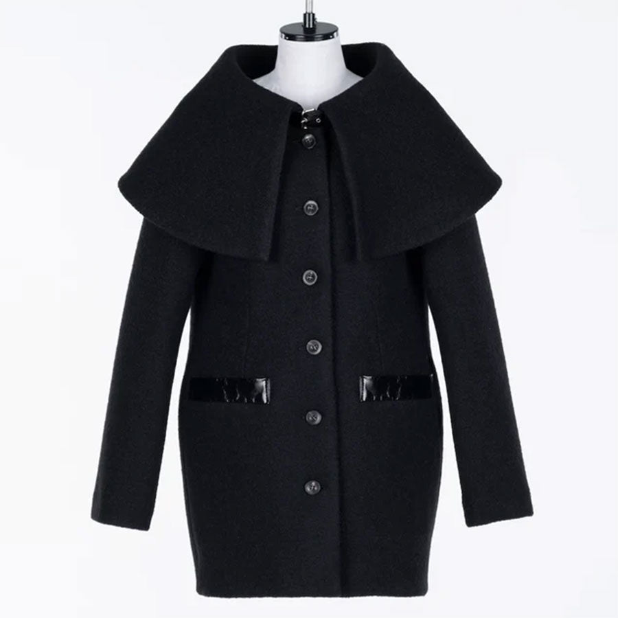 【FETICO/フェティコ】 <br>Boucle wool cape coat <br>FTC254-0304