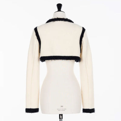 【FETICO/フェティコ】 <br>Boucle knit short jacket <br>FTC254-0703