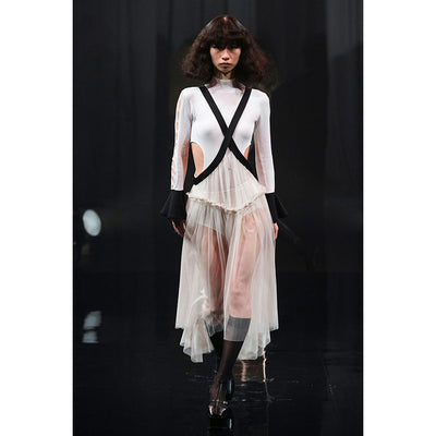 【FETICO/フェティコ】BICOLORED KNIT BODYSUIT <br>FTC234-0710