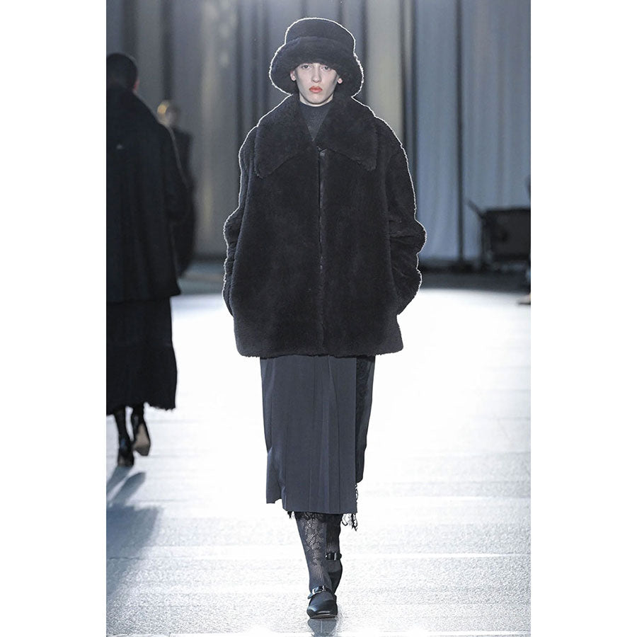 FETICO/フェティコ】WOOL BOA WIDE COLLAR COAT FTC264-0301の通販
