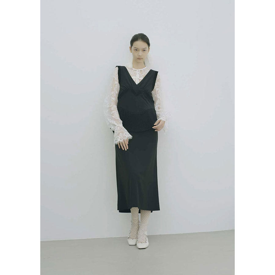 FETICO/フェティコ】LACE GATHERED BLOUSE FTC262-0107の通販