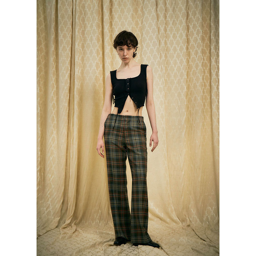 FUMIKA UCHIDA/フミカウチダ】TARTAN PLAID ADJUSTABLE BELTED PANTS U-PT007の通販  「ONENESS ONLINE STORE」