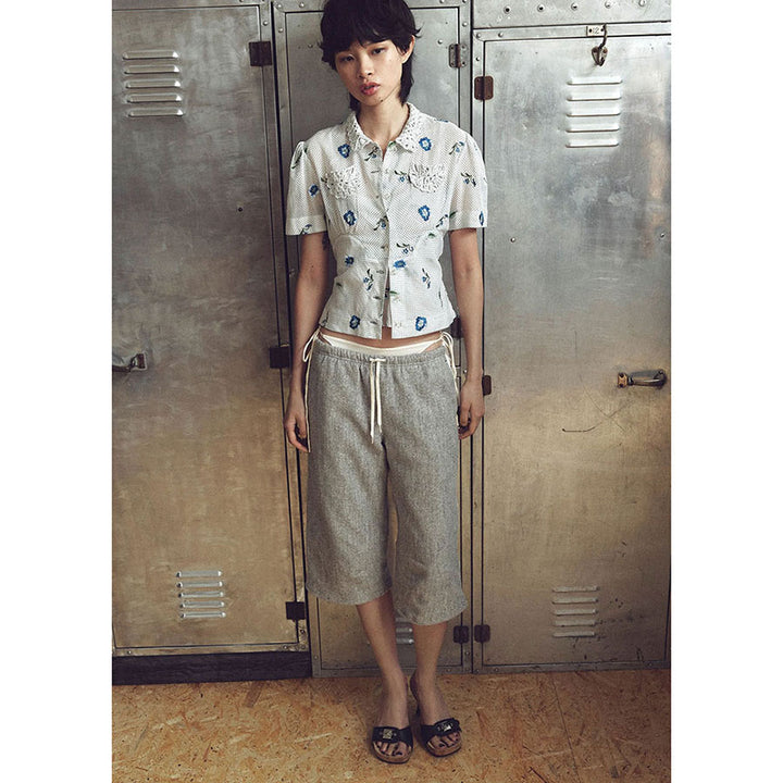 FUMIKA UCHIDA/フミカウチダ】Allover Emb. Short Sleeve Shirt X FUMIKA UCHIDA/フミカウチダ】Allover Emb. Short Sleeve Shirt X