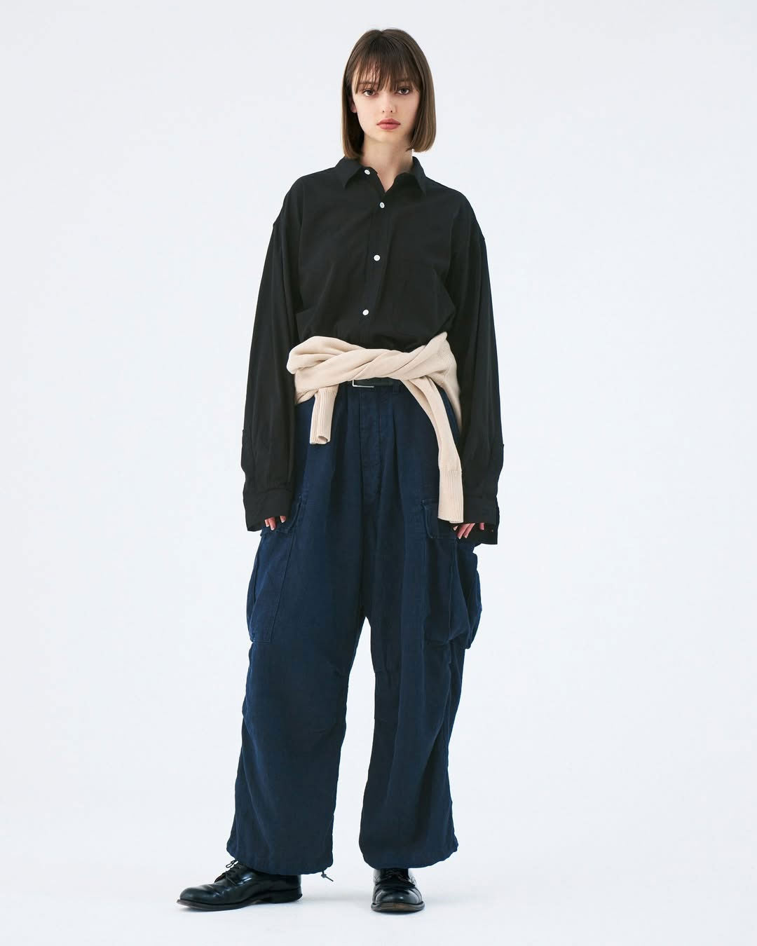 ヘリル 25ss 美品 タグ付き カバーオール シャツ ジャケット HERILL