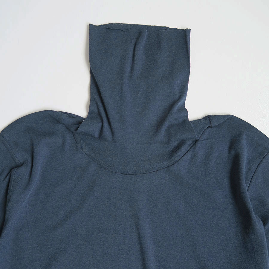 【AURALEE/オーラリー】<br>SUPER HIGH GAUGE SHEER RIB TURTLE NECK L/S TEE <br>A00T02HF
