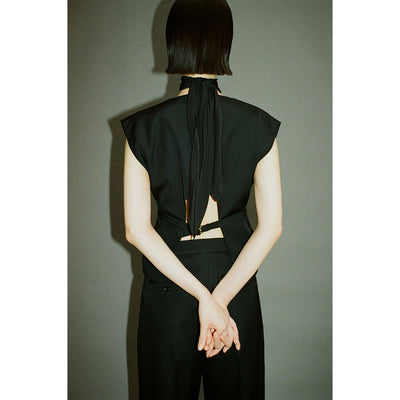 【IIROT/イロット】<br>Wool Vest Jamp Suit <br>023-023-WD19