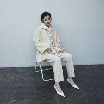 【IIROT/イロット】<br>Drape hoodie knit <br>024-023-KT61