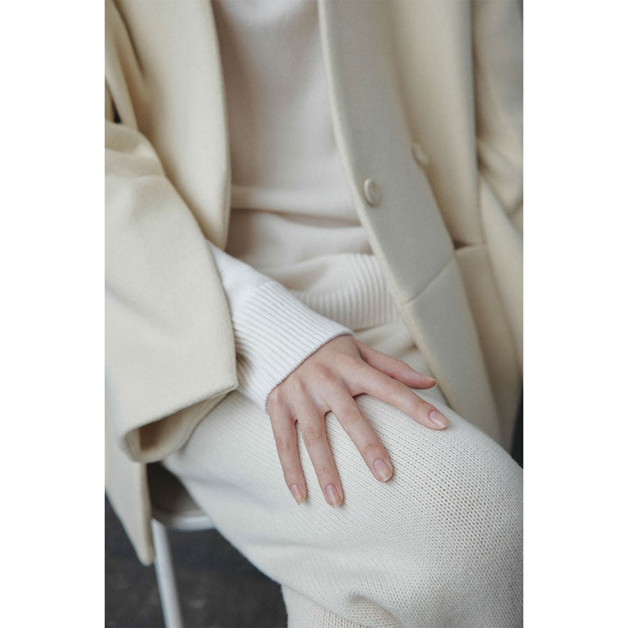 【IIROT/イロット】<br>Drape hoodie knit <br>024-023-KT61