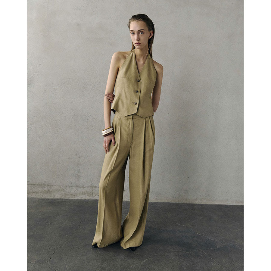 IIROT/イロット】linen wide trouser 034-026-WP019の通販 「ONENESS