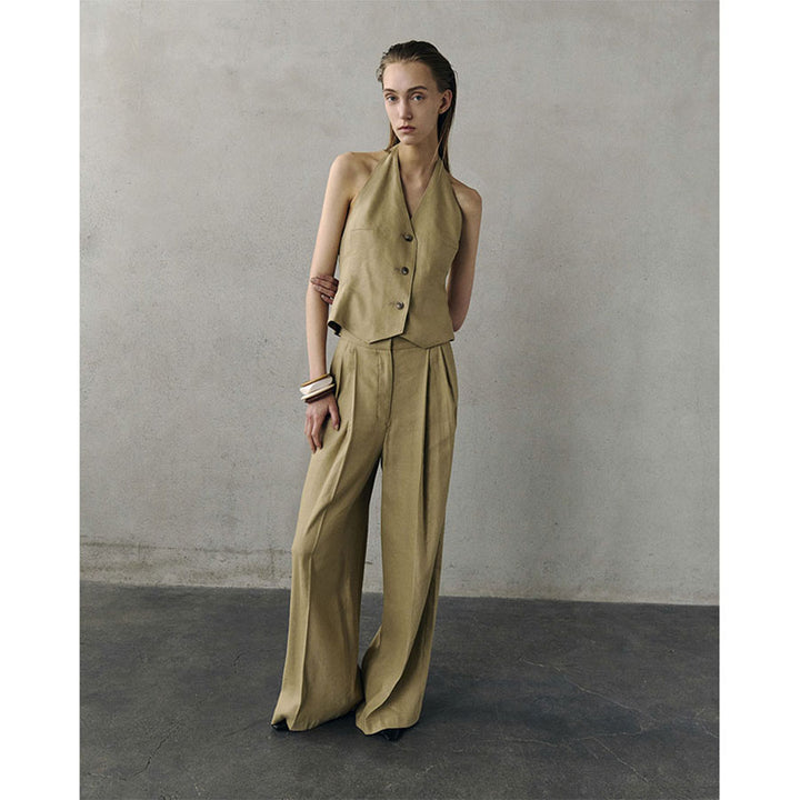 IIROT/イロット】linen wide trouser 034-026-WP019の通販 「ONENESS