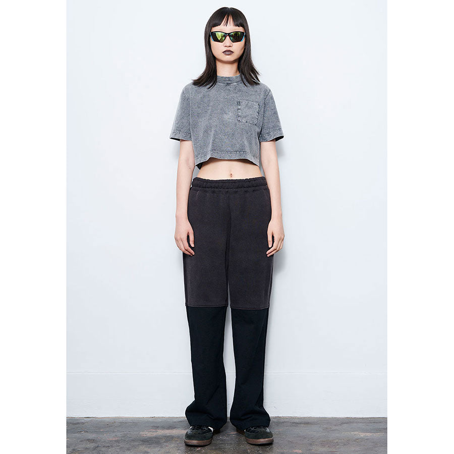【INSCRIRE/アンスクリア】<br>Bleach Tight Fit Tee <br>I24SS-CUT10
