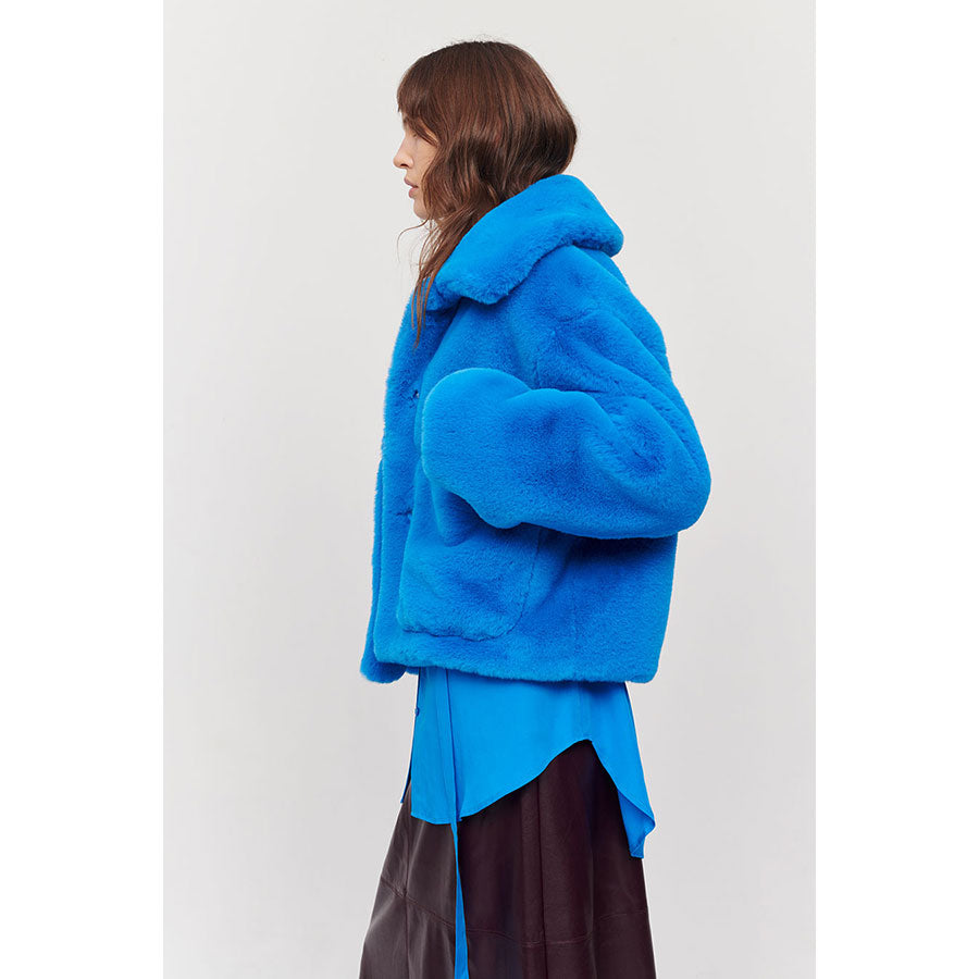 【jakke/ジャッキー】<br>TRACI COAT (AZURE BLUE) <br>J2220C14