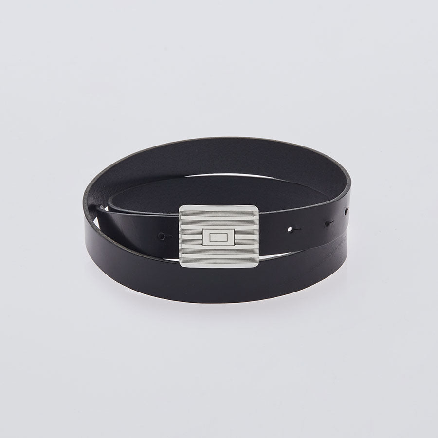 小物 XOLO Oval Buckle Buckle Black Leather L XOLO JEWELRY/ショロジュエリー】Sp02 Buckle Buckle -Black Leather