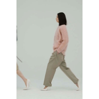 【JUN MIKAMI/ジュンミカミ】<br>モヘアVネックカーディガン <br>23AW-11-N