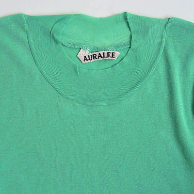 【AURALEE/オーラリー】<br>SUPER HIGH GAUGE SHEER RIB L/S TEE <br>A00T01HF