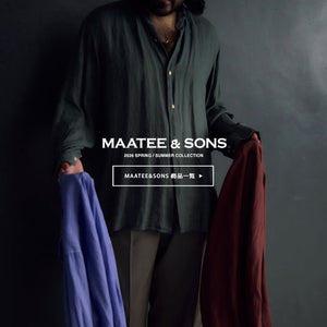 AURALEE・NICENESS・MAATEE&SONS・A.PRESSE 通販「ONENESS ONLINE STORE」