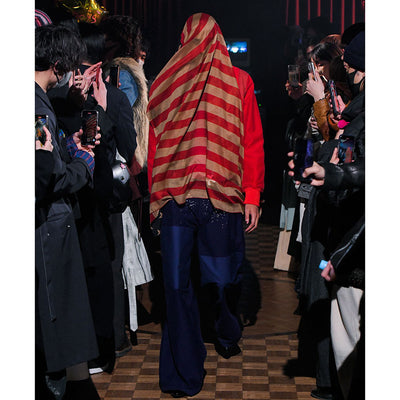 【M A S U/エムエーエスユー】<br>FLAG SCARF <br>MFFW-OJ0323