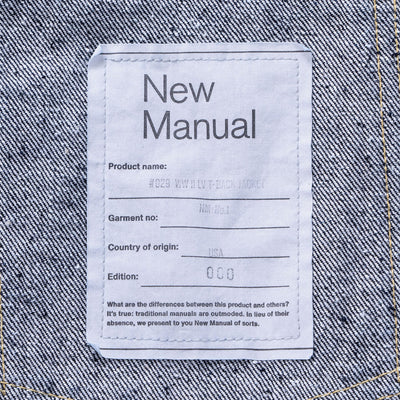 【New Manual/ニューマニュアル】<br>#029 WW Ⅱ LV T-BACK JACKET ONE-WASHED <br>JK-YY-0015
