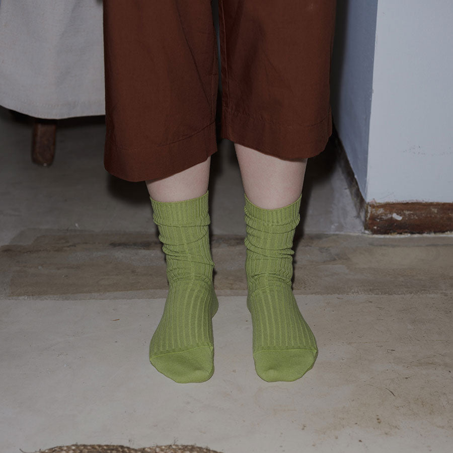 【Baserange/ベースレンジ】<br>RIB ANKLE SOCKS <br>KARS-CR-AU23