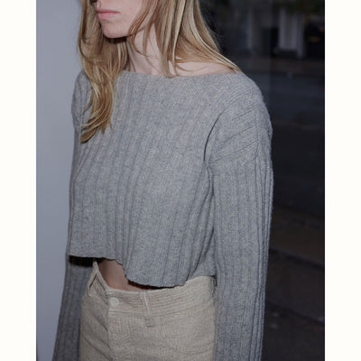 【Baserange/ベースレンジ】<br>MACAU SWEATER <br>KNMA-MW-AU23