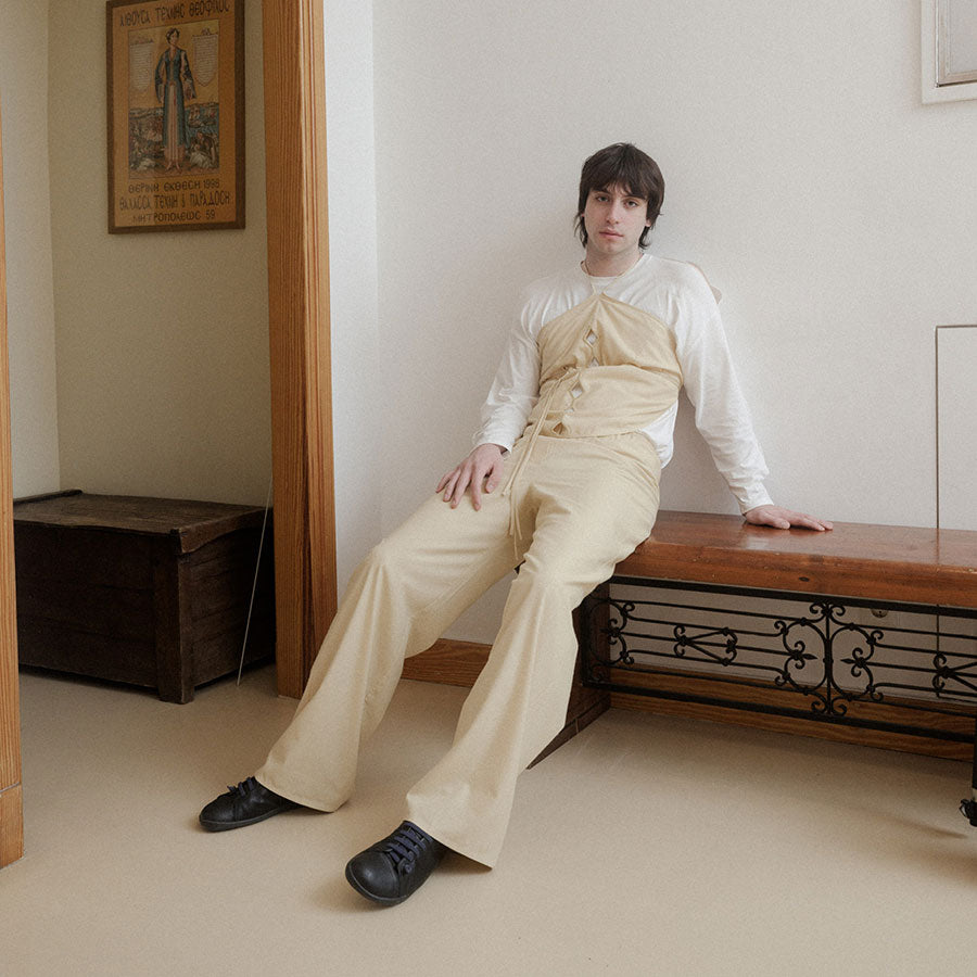 BASERANGE【24AW】STAVE PANTS ストライプパンツ BASERANGE【24AW】STAVE PANTS ストライプパンツ - メルカリ