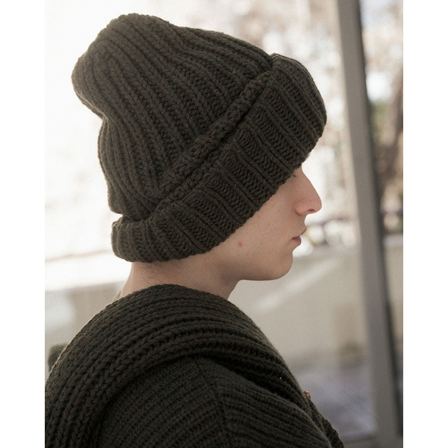 【Baserange/ベースレンジ】<br>MEA BEANIE <br>ACBE-RW-WI24