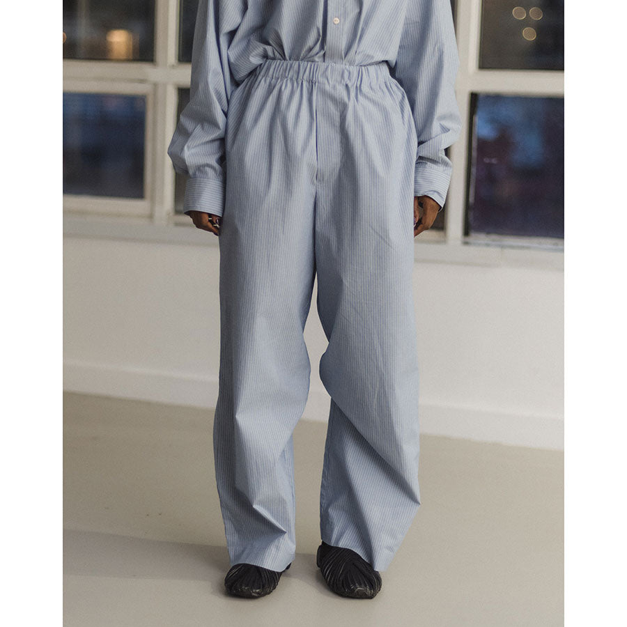 【関税込み】Baserange ブルー Claude ラウンジパンツ Baserange: Blue Claude Lounge Pants | SSENSE