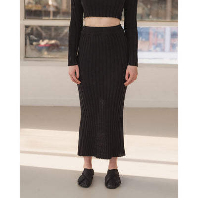 【Baserange/ベースレンジ】<br>MACAU SKIRT <br>SSMA-OC-AU25