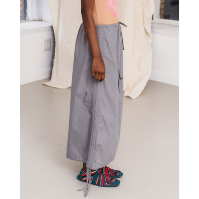 【Baserange/ベースレンジ】<br>PICTORIAL STRAP SKIRT <br>SSPIS-PO-AU25