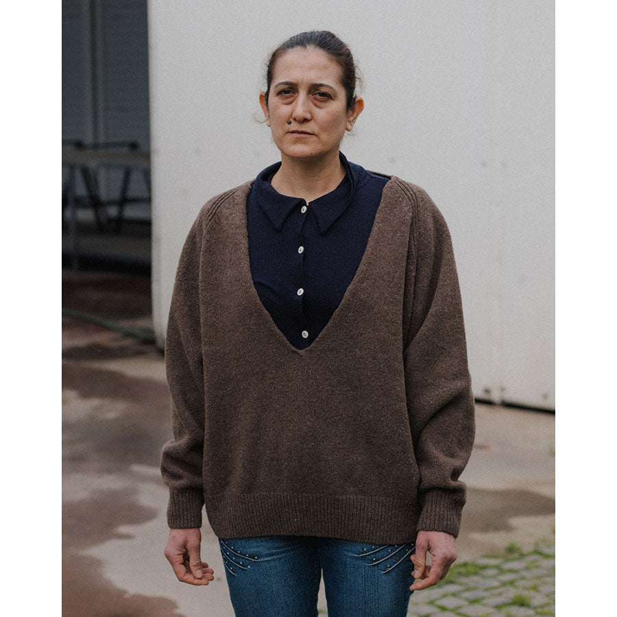【Baserange/ベースレンジ】<br>SOAR V NECK <br>PUSOV-MW-WI25