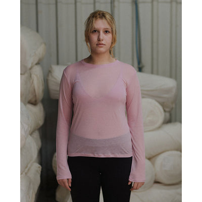 【Baserange/ベースレンジ】<br>LONG SLEEVE TEE <br>TTLS-BL-WI25