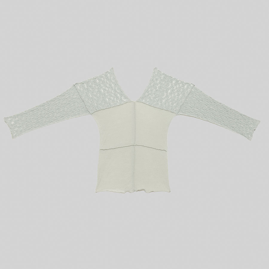 【Baserange/ベースレンジ】<br>NEHRU LONG SLEEVE TEE <br>TTNLS-LA-WI25