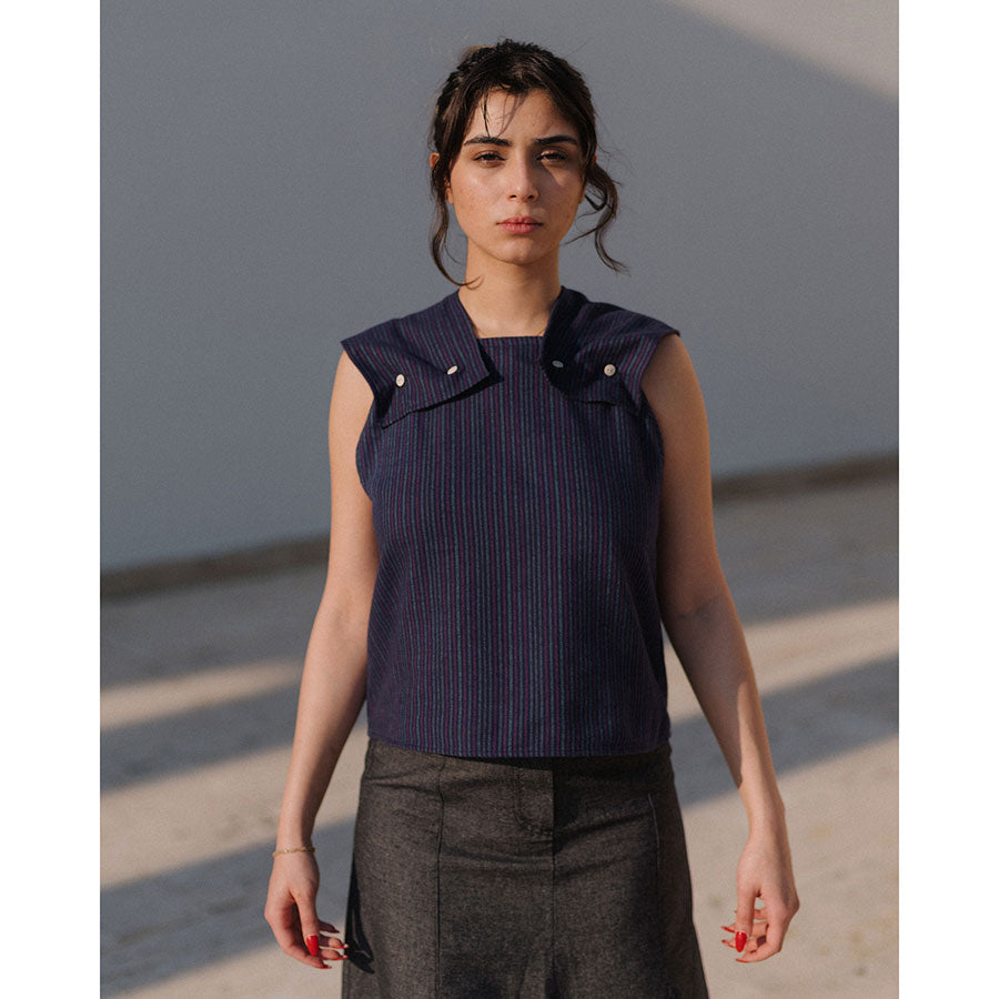 【Baserange/ベースレンジ】<br>MANHATTAN TOP <br>TSMA-FLP-WI25