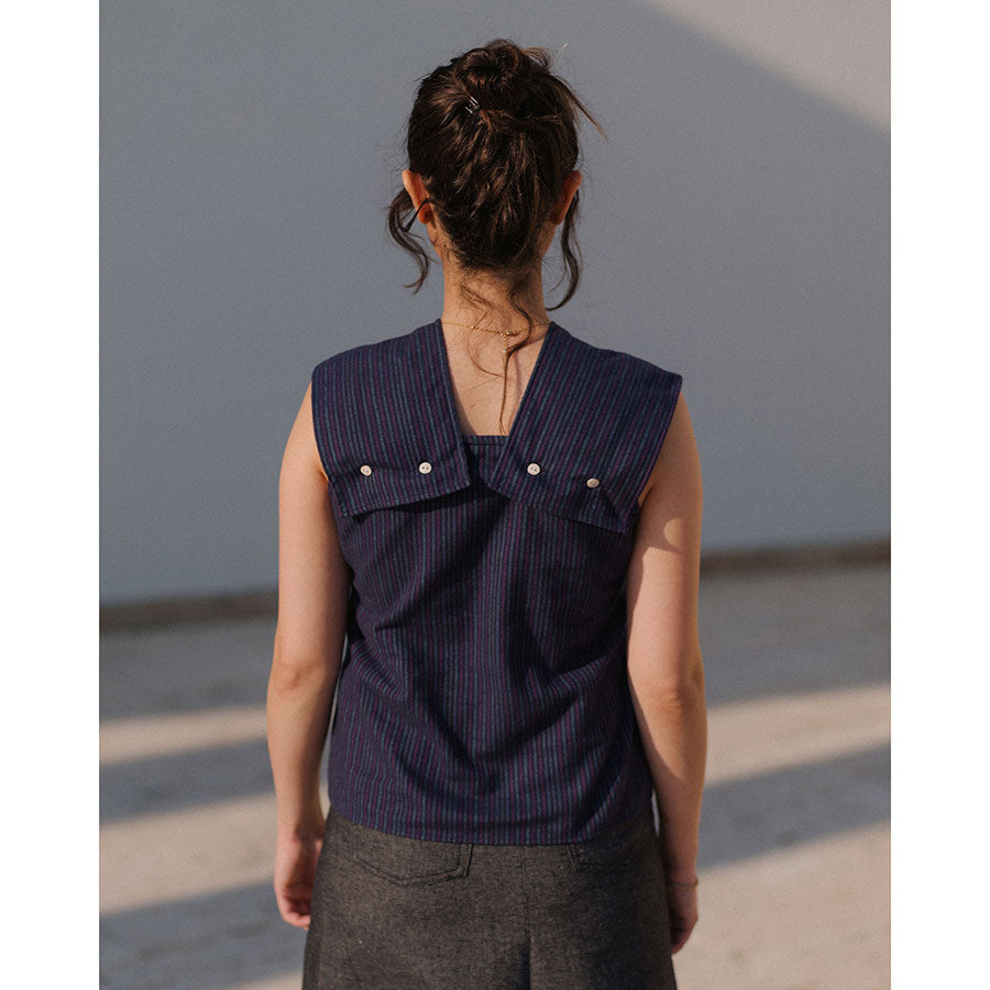 【Baserange/ベースレンジ】<br>MANHATTAN TOP <br>TSMA-FLP-WI25