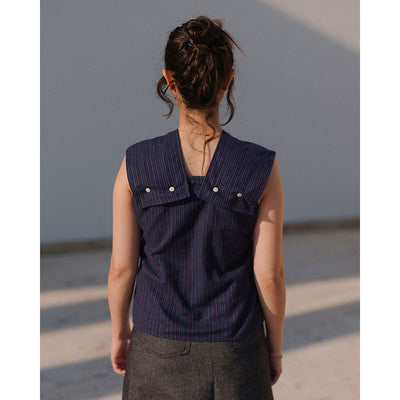 【Baserange/ベースレンジ】<br>MANHATTAN TOP <br>TSMA-FLP-WI25