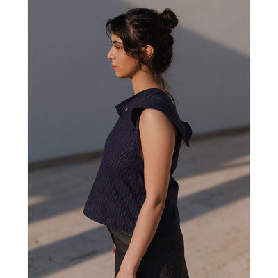 【Baserange/ベースレンジ】<br>MANHATTAN TOP <br>TSMA-FLP-WI25
