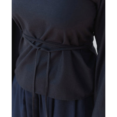 【Baserange/ベースレンジ】<br>LONG SLEEVE APRON TOP <br>TSLSA-WS-WI25