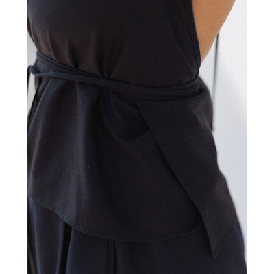 【Baserange/ベースレンジ】<br>LONG SLEEVE APRON TOP <br>TSLSA-WS-WI25
