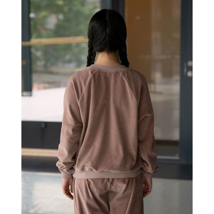 BASERANGE　ベースレンジ　ベロアスウェット Baserange/ベースレンジ】RIM RAGLAN SWEATSHIRT PURRS-VE-SP26の通販
