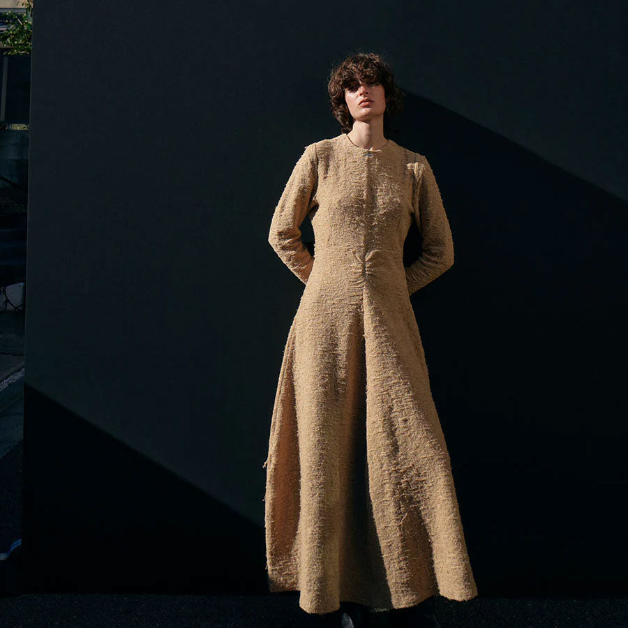 【PHOTOCOPIEU/フォトコピュー】<br>LONG SLEEVE JERSEY DRESS (VIRGINIE L) <br>252VIL