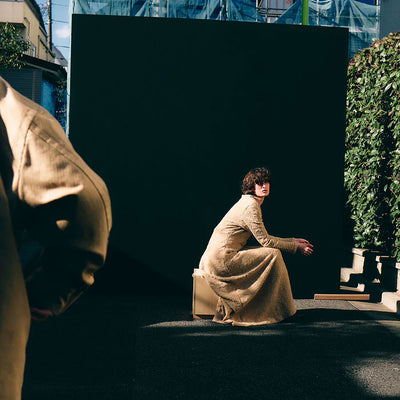 【PHOTOCOPIEU/フォトコピュー】<br>LONG SLEEVE JERSEY DRESS (VIRGINIE L) <br>252VIL