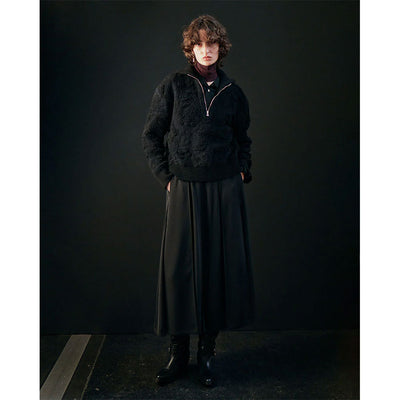 【PHOTOCOPIEU/フォトコピュー】<br>HALF-ZIP SWEATER (TATE) <br>252TAT