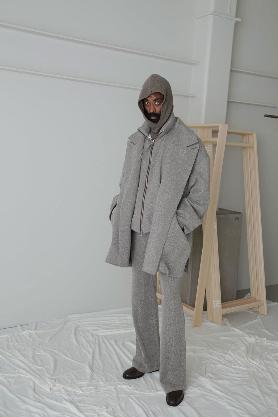 SEEALL シーオール SEEALL (シーオール) [ CHEF JACKET ] シェフ ジャケット (STRIPE)