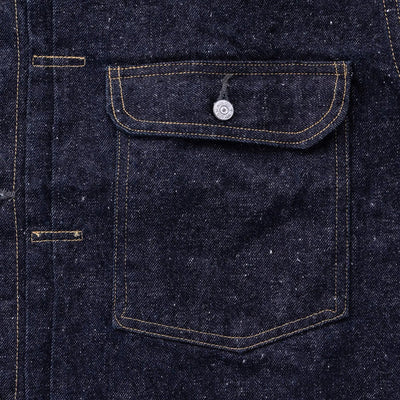【New Manual/ニューマニュアル】<br>#012 LV 36’s T-BACK JACKET ONE-WASHED <br>JK-YY-0005